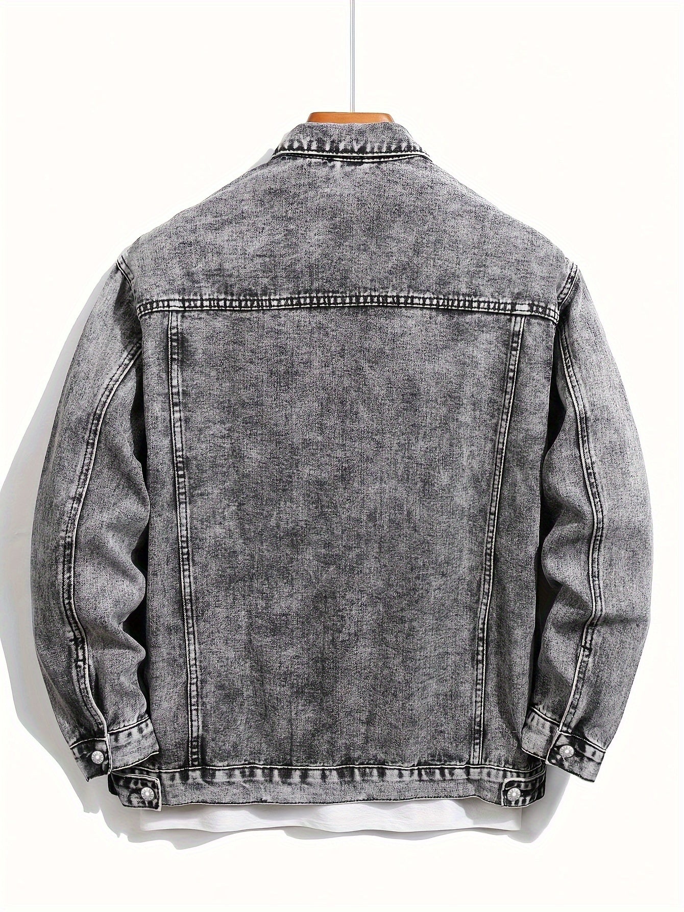 Liam™ | Grå Jeansjacka