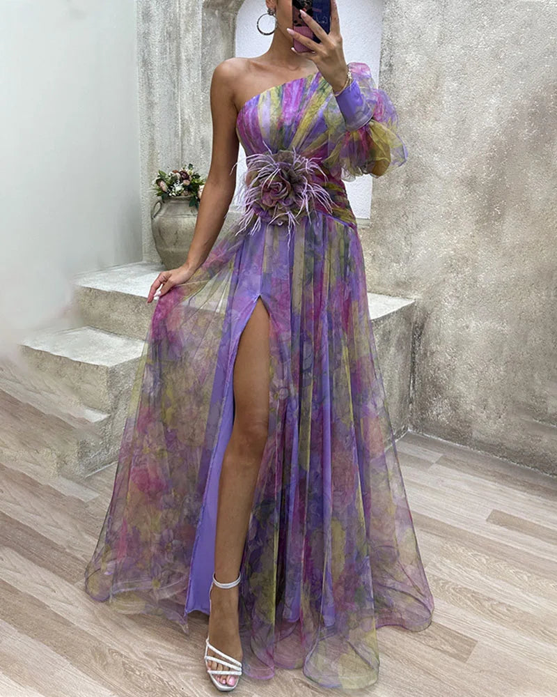Petronella™ | Elegant Slitsklänning