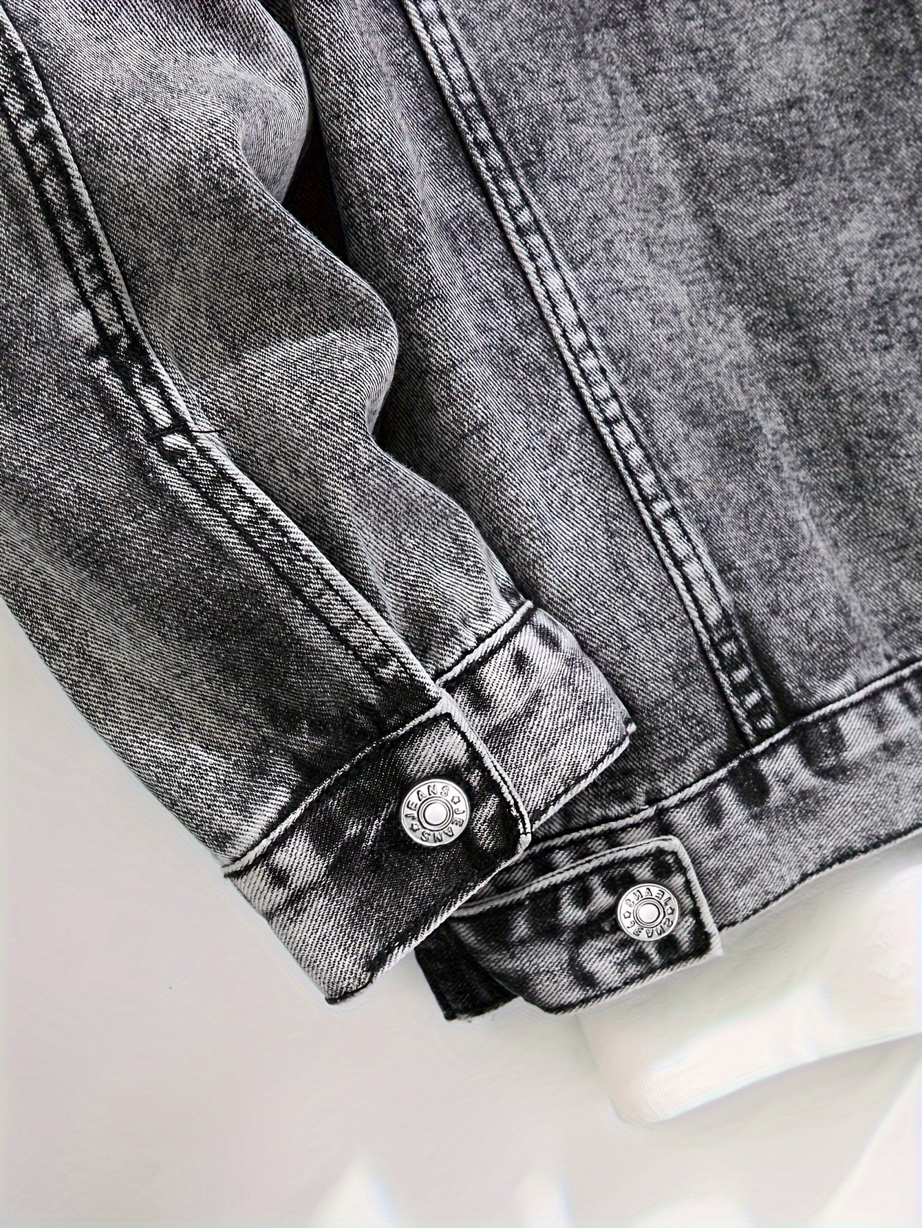 Liam™ | Grå Jeansjacka