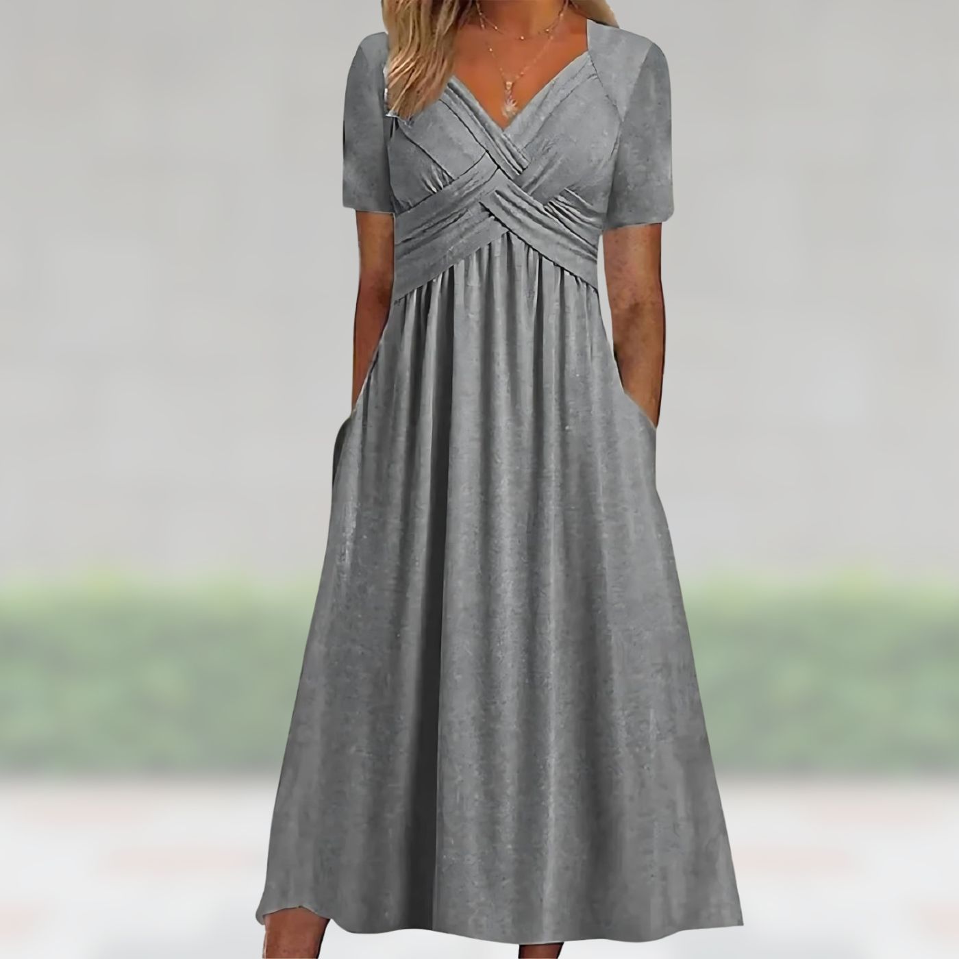 Greta™ | Bekväm Maxi Klänning