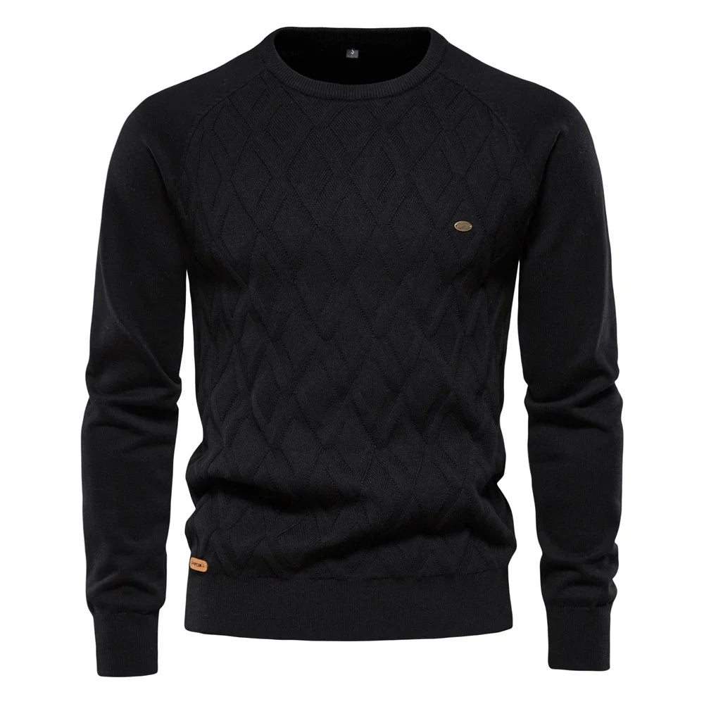 Göran™ | Herrtröja Med Rutdesign