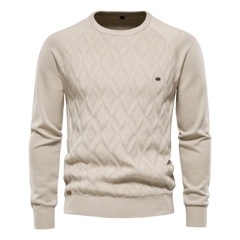 Göran™ | Herrtröja Med Rutdesign