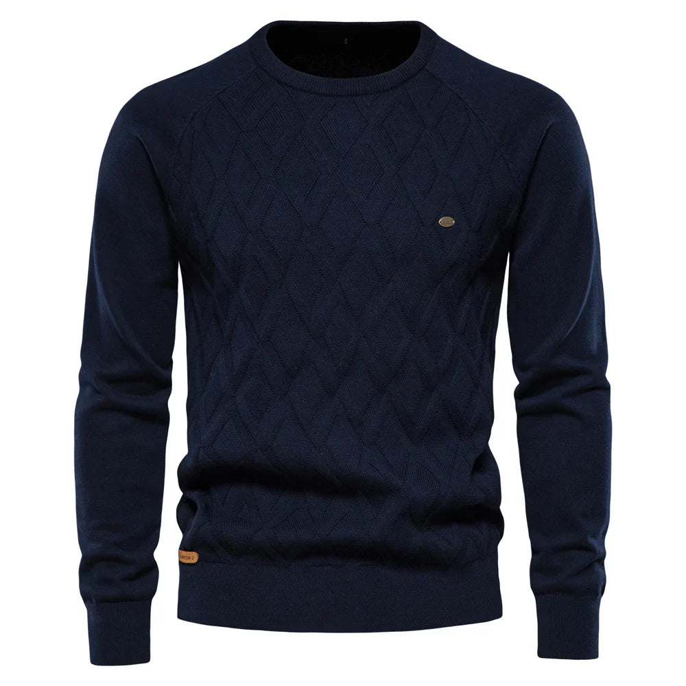 Göran™ | Herrtröja Med Rutdesign