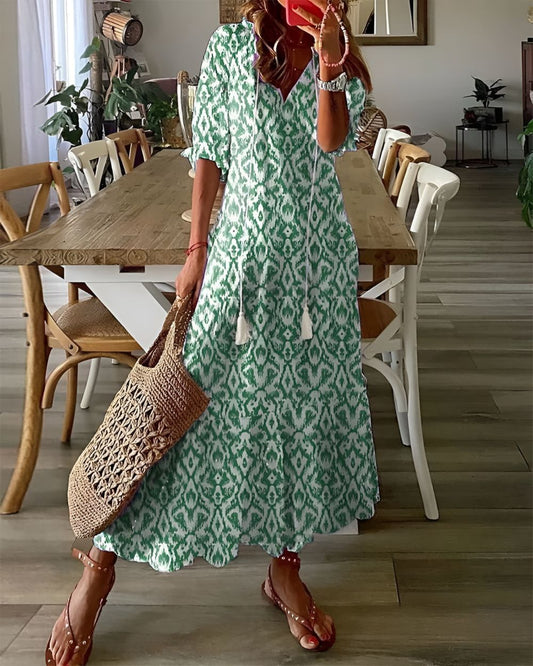 Arvid™ | Boho Magdöljande Klänning