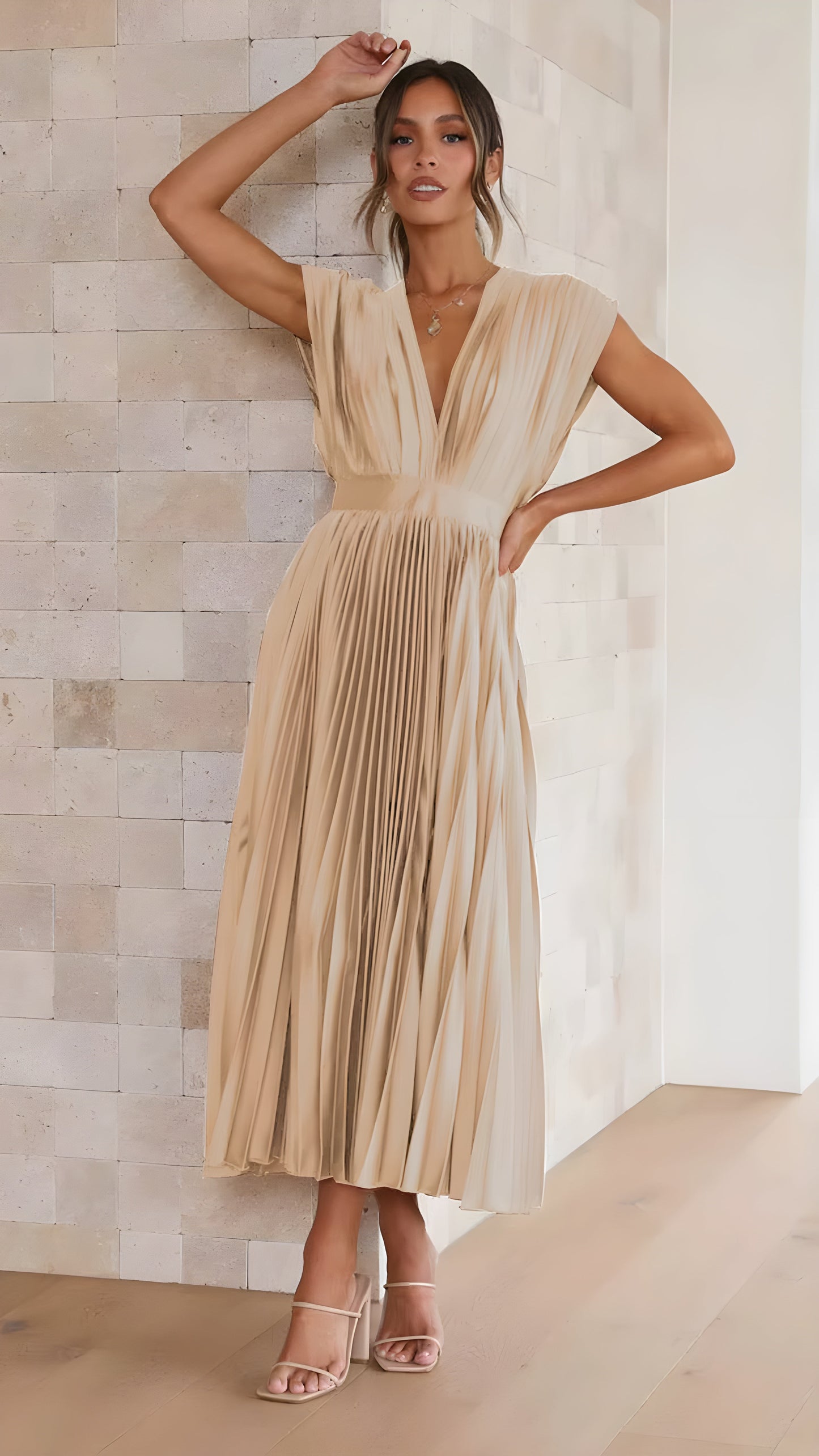 Sirelia™ - Elegant plisserad klänning