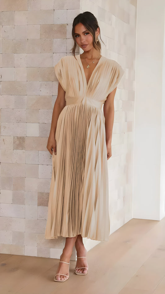 Sirelia™ - Elegant plisserad klänning