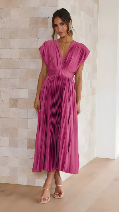 Sirelia™ - Elegant plisserad klänning