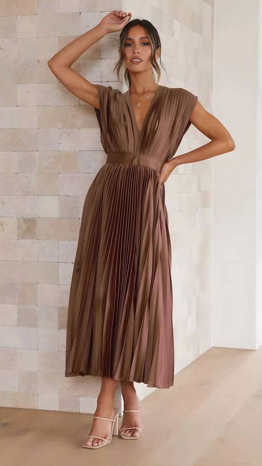 Sirelia™ - Elegant plisserad klänning