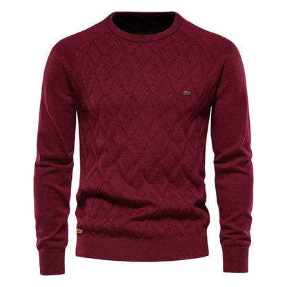 Göran™ | Herrtröja Med Rutdesign