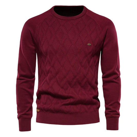 Göran™ | Herrtröja Med Rutdesign