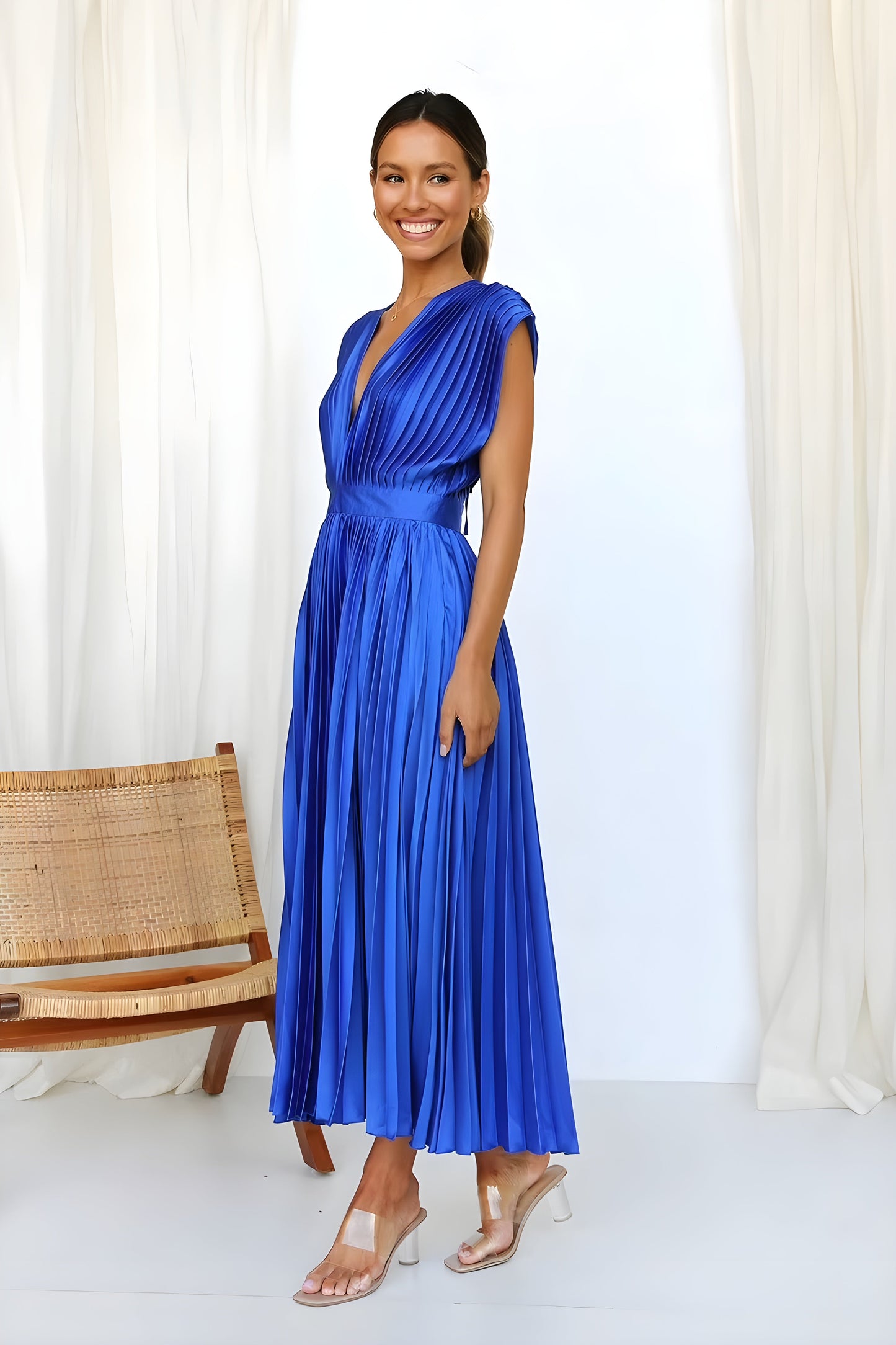 Sirelia™ - Elegant plisserad klänning