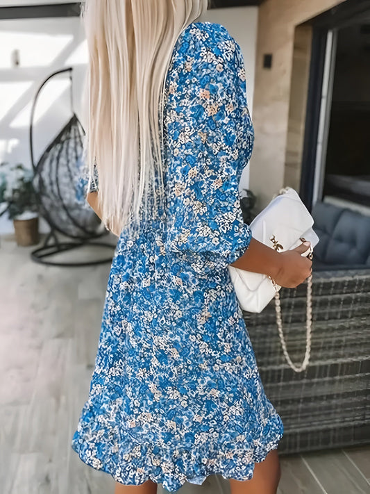 Essi™ - Elegant blommig klänning