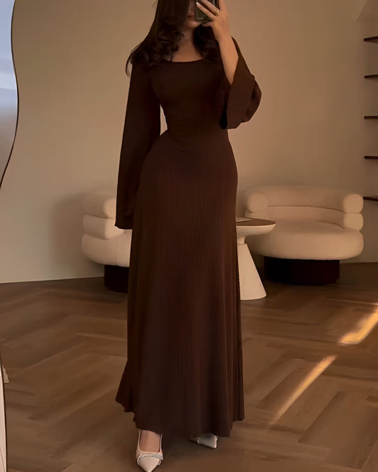 Åkesson™ | Elegant Stickad Maxiklänning