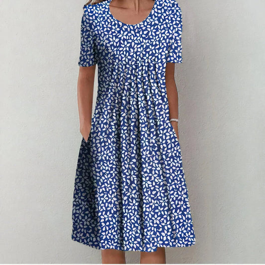 Kristina™ | Elegant Magövertäckande Klänning